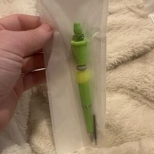 Green Decorative Pen - Lime Green Accent